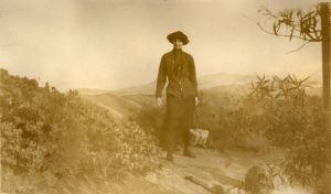 Hiker on Mt. Tamapais • 1913