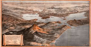 1917 Map Depicting the Mt. Tamalpais & Muir Woods Railway Routes and the Northwest & Pacific Coast Railroad Routes